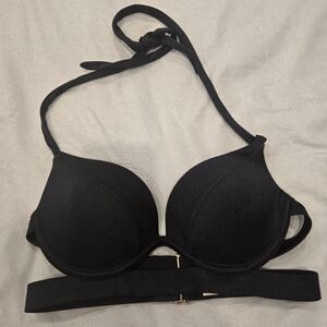 Victoria's Secret Black‎ Swim Bra with Molded Cups